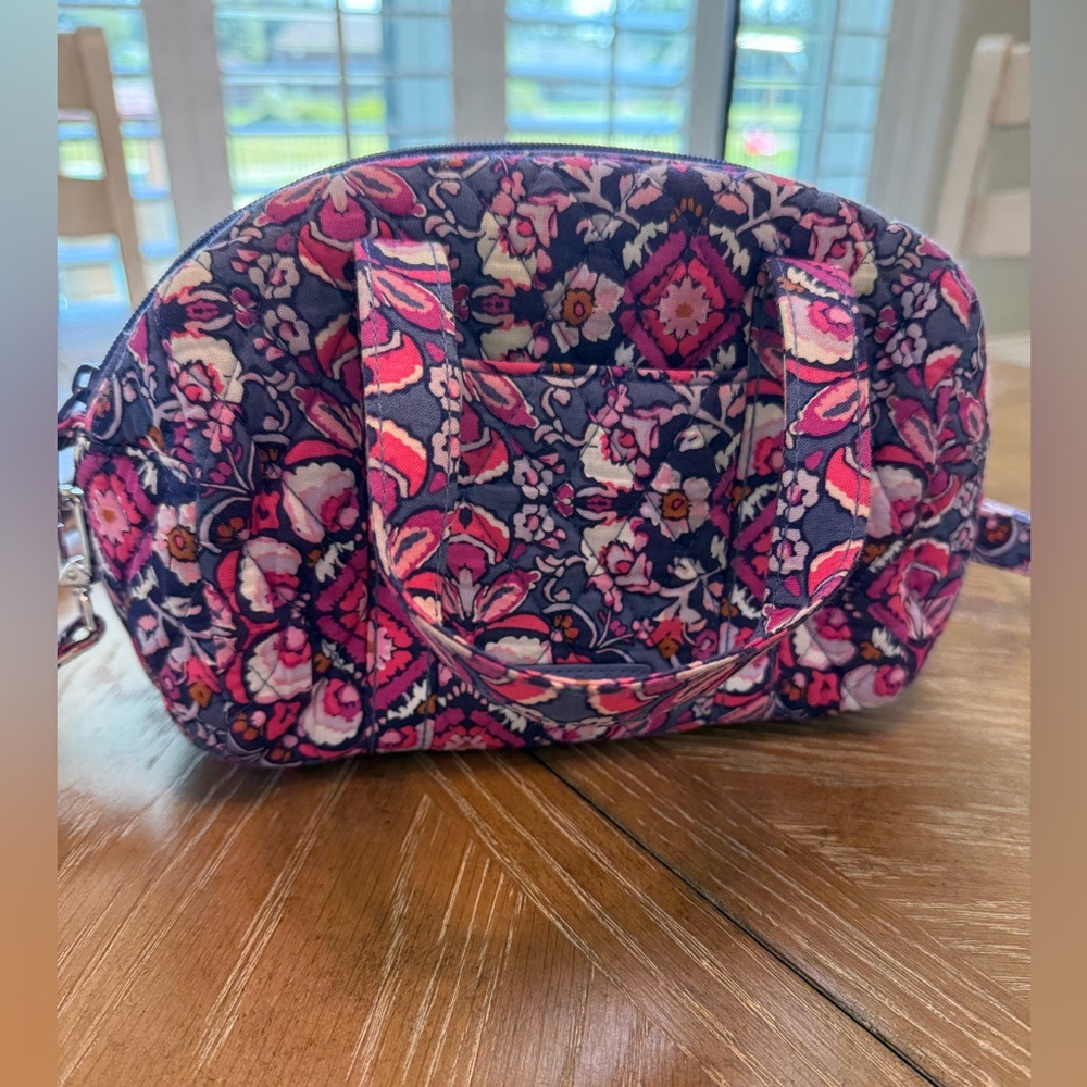 Vera Bradley mini original duffel crossbody bag